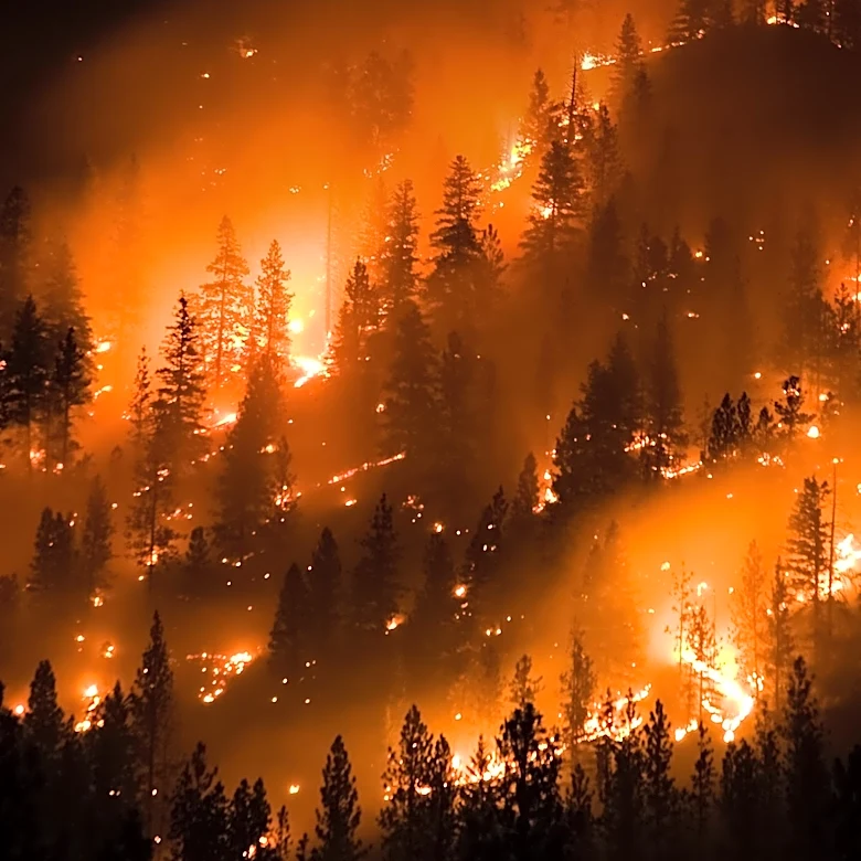 Record-Breaking Heat Wave Heightens Wildfire Risk Across Western U.S.