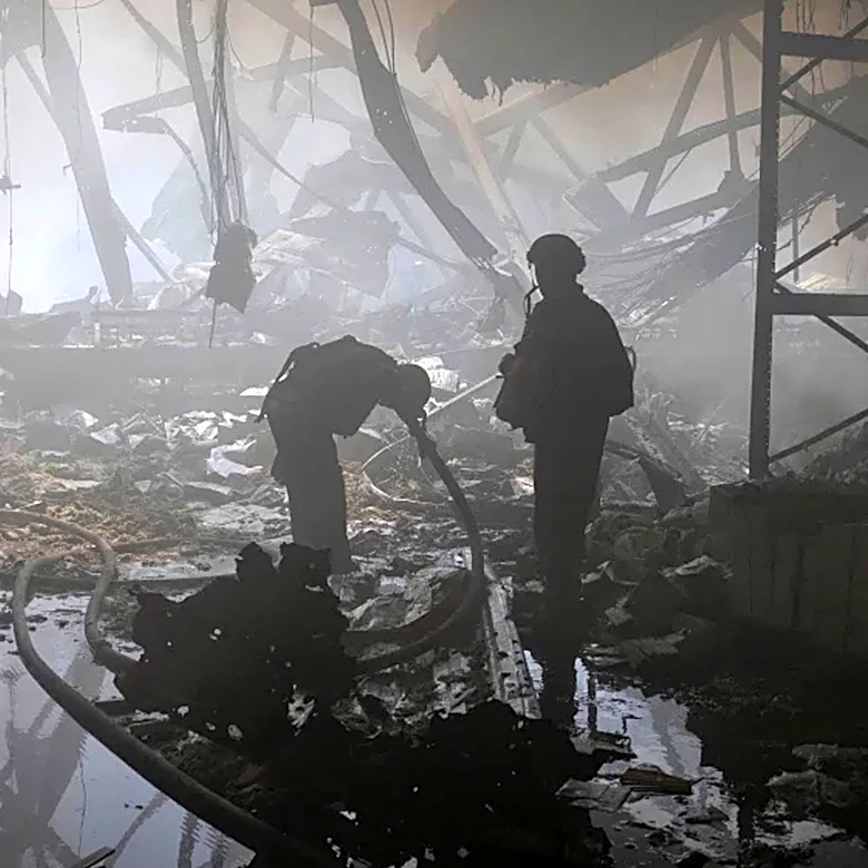 Portland Fire Rescue Responds to Major Fire at Vacant Warehouse, Structural Collapse Feared