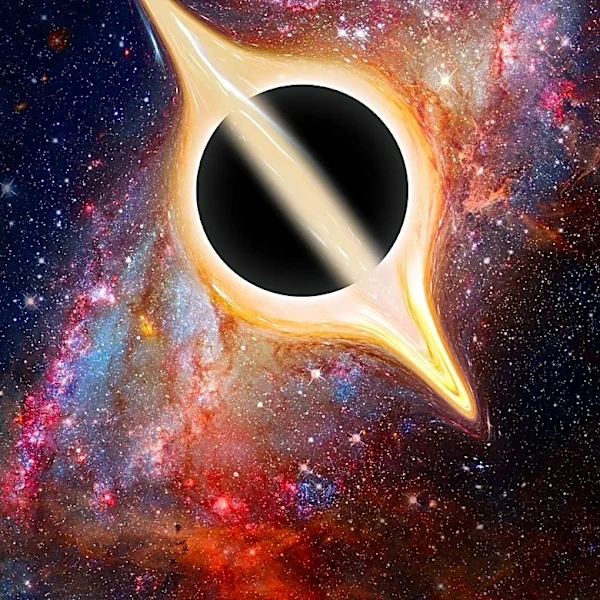 Astronomers Discover Wandering Supermassive Black Hole at Galaxy's Edge