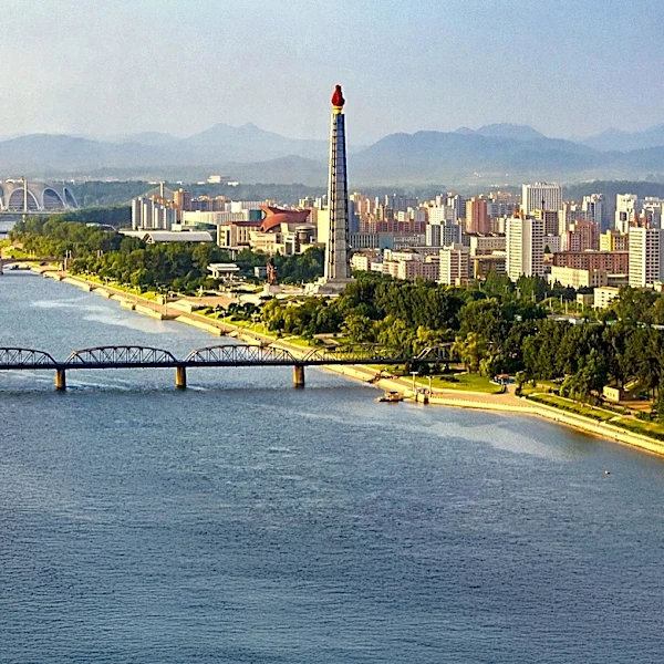 Satellite Images Reveal Disparity in Pyongyang's Nighttime Lighting