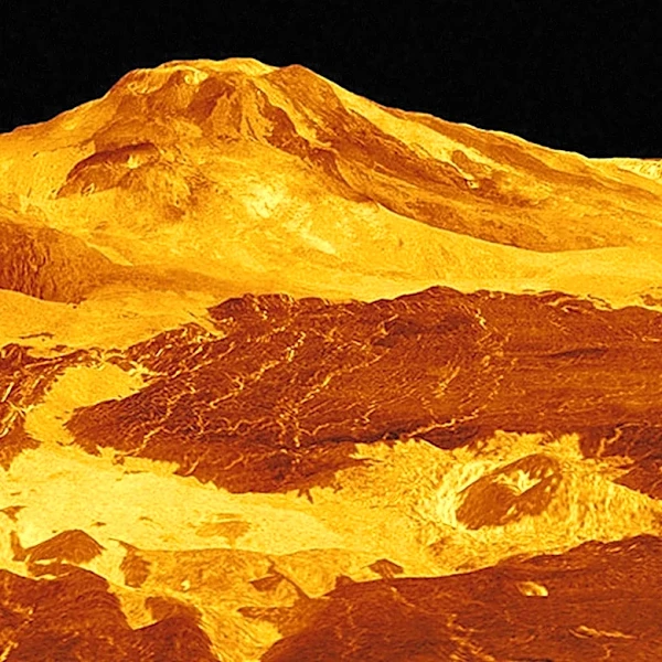 New Research Suggests Venus's Polygonal Plains Indicate a Watery Past
