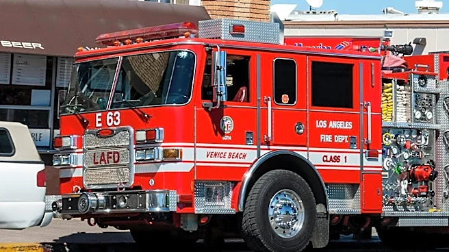 Firefighters Combat Residential Blaze in Central Las Vegas