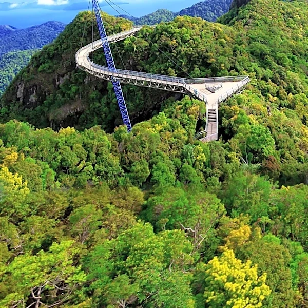Langkawi's Sky Bridge Offers Thrilling Views of Malaysia's Natural Beauty