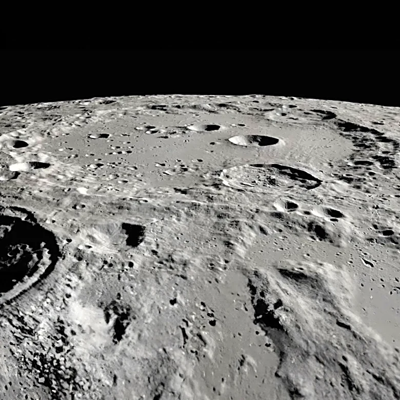 South Korea's Danuri Orbiter Captures SpaceX Rocket Impact Crater on Moon