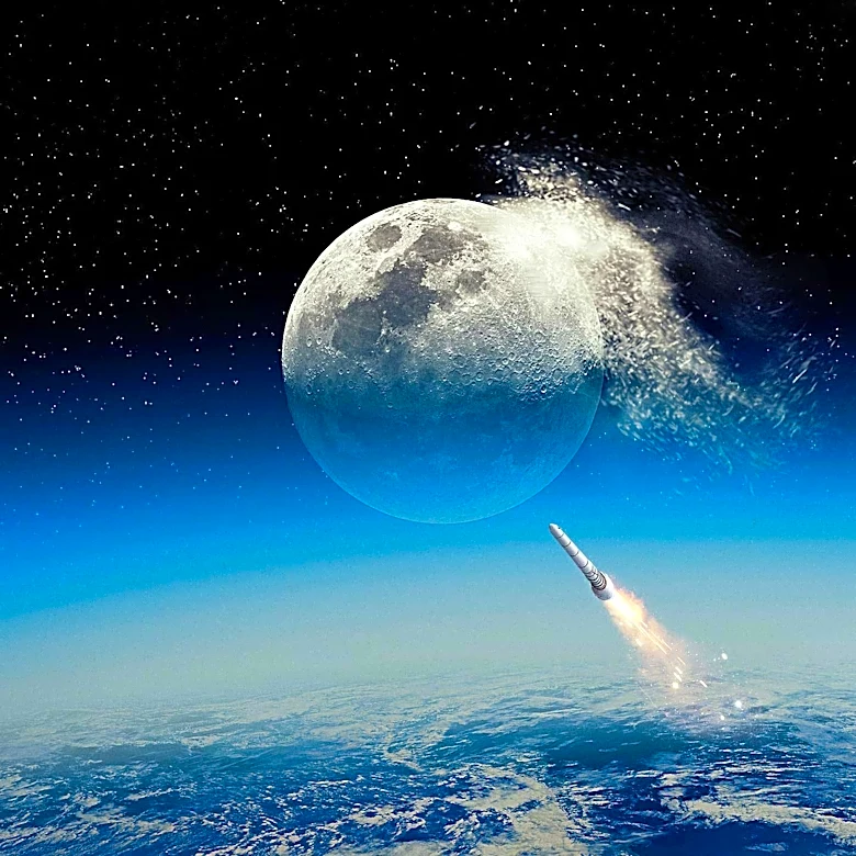 SpaceX Rocket Crash Leaves New Crater on Moon, Images Released