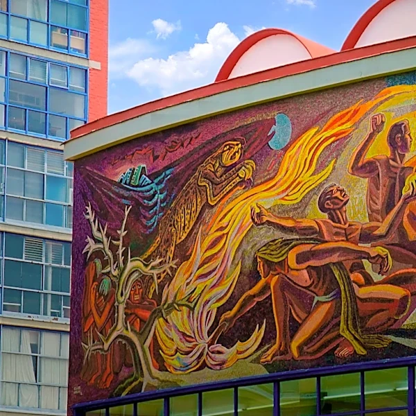 Evanston's Fleetwood-Jourdain Community Center Unveils New Mural Reflecting Local Stories