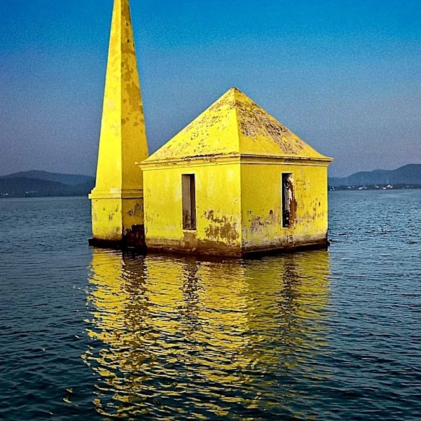 Lake Mead's Falling Water Levels Reveal Submerged Town of St. Thomas