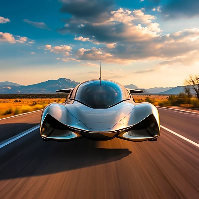 Driver Andy Green Attempts New Land Speed Record with Hydrogen-Powered Car in Utah