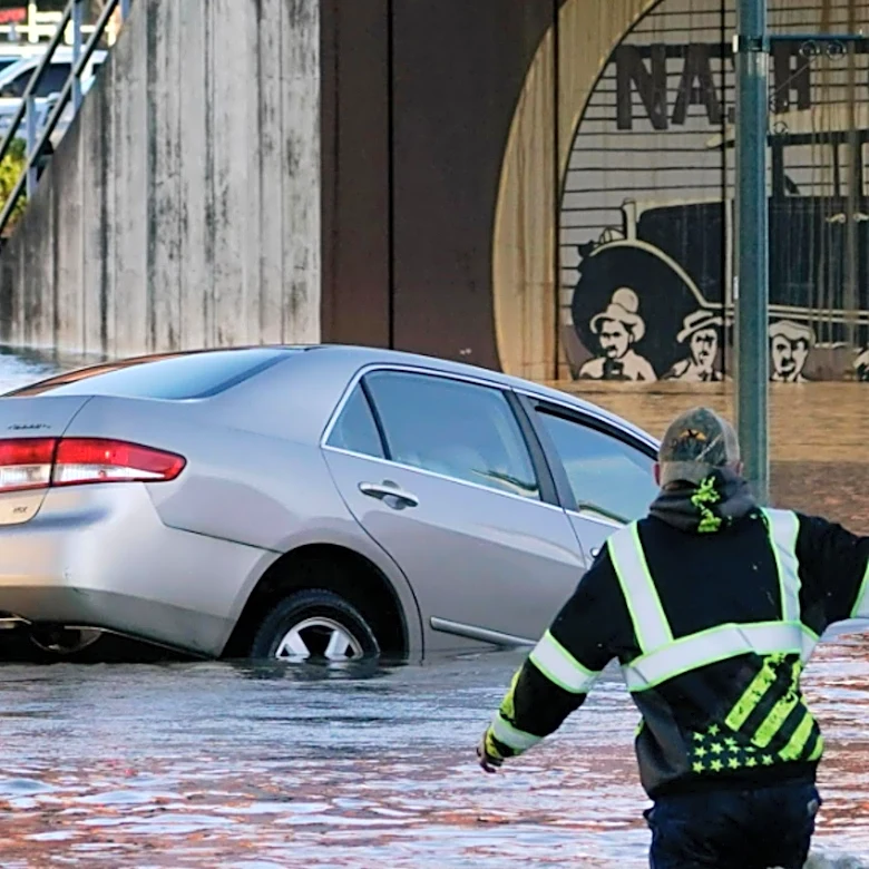Mundelein Firefighters Rescue Two from Partially Submerged Car in Park