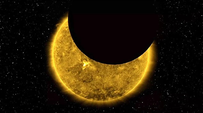 Solar Eclipse Creates Natural Pinhole Projections, Revealing Crescent Shadows