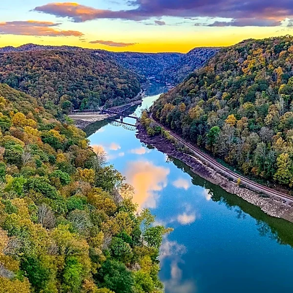 Flash Flooding Closes Roads and Access Points in New River Gorge National Park, West Virginia