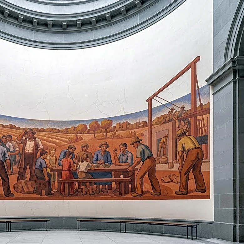 Naomi Ruiz Preserves Historic Murals at St. Nicholas Croatian Church Following Storm Damage