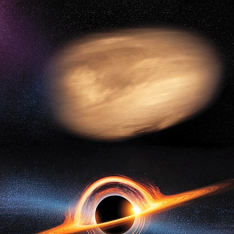 New Research Suggests Giant Planets Could Form Around Supermassive Black Holes
