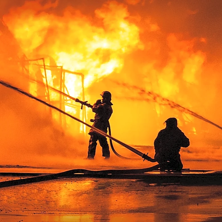 Oklahoma City Fire Department Battles Structure Fire Near NW 10th Street and Pennsylvania Avenue