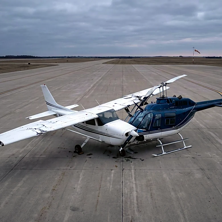 Video Released Showing Small Plane Crashing into Pennsylvania State Police Helicopter at Carlisle Regional Airport