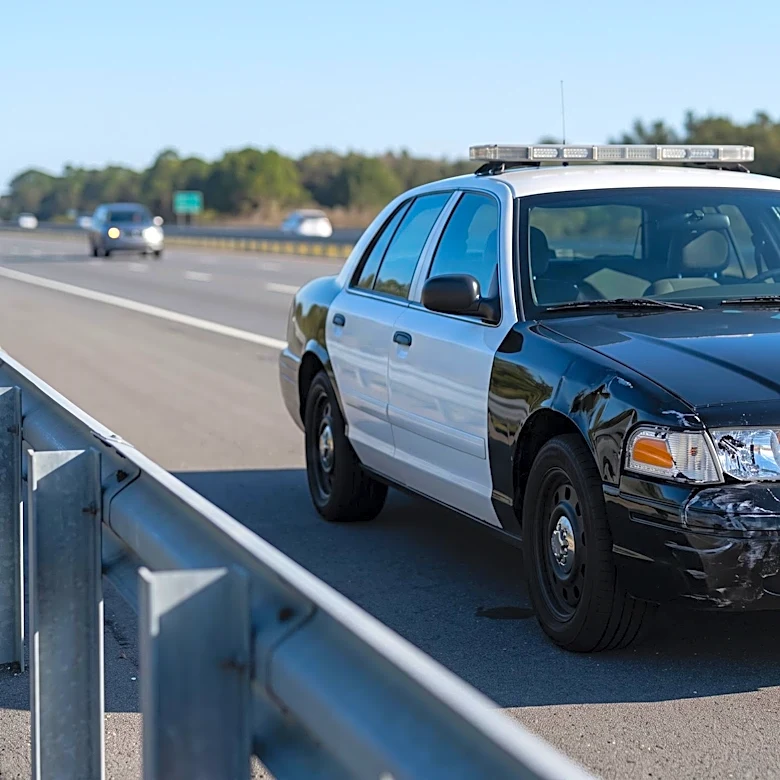 Two Arrested After Fleeing Traffic Stop and Striking West Hartford Police Cruiser