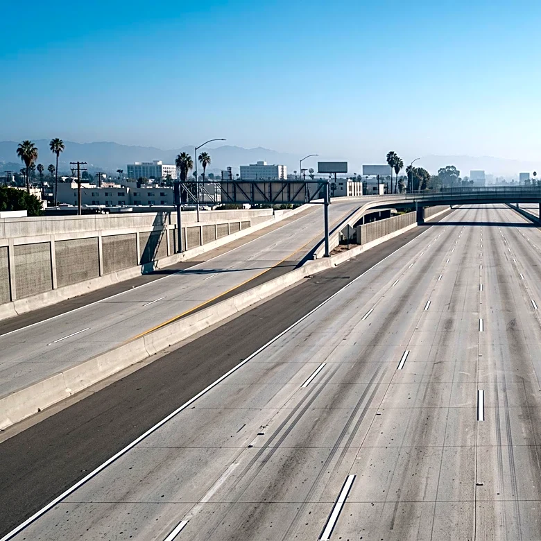 Burglary Suspect Leads Police Chase, Stops for Gas, and Crashes on 405 Freeway in Los Angeles