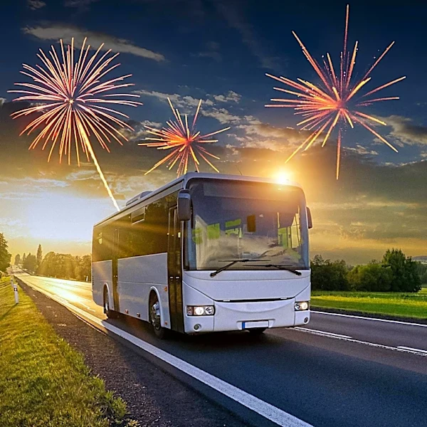 One Passenger Dead After Tour Bus Fire on California Freeway