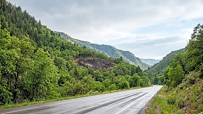 Blind Hollow Fire Closes Highway 89 in Logan Canyon Amid Thunderstorm and Power Outages