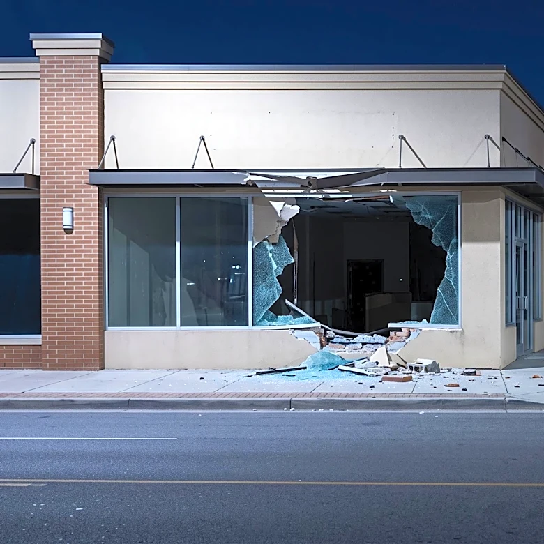 Driver Dies After Crashing Pickup Truck into Miami Springs Storefront
