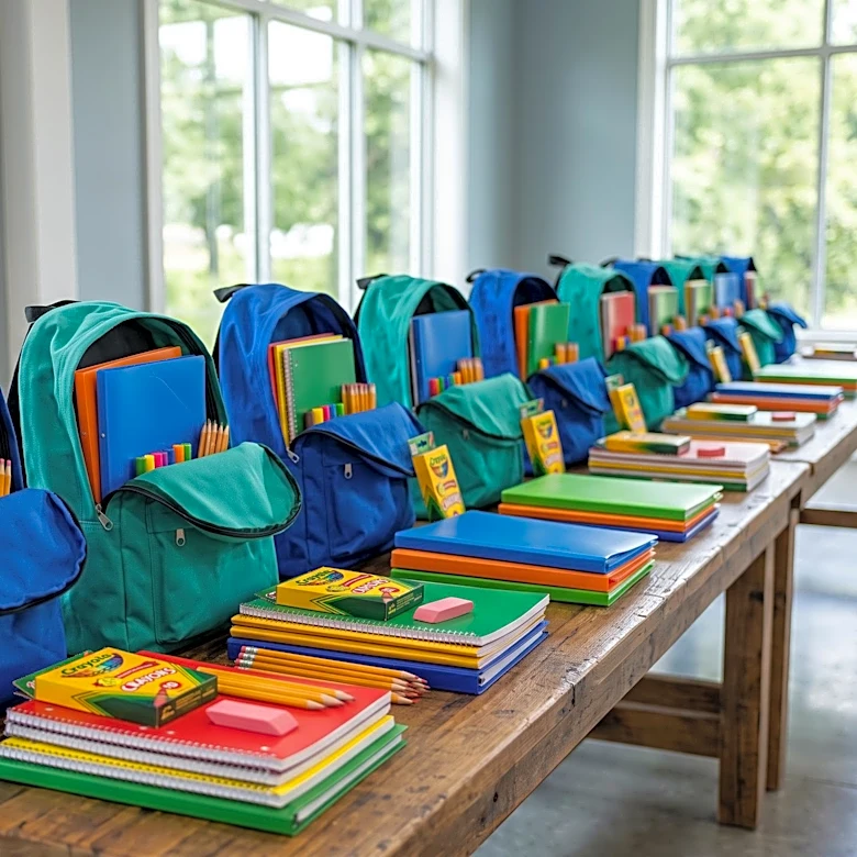 Jewish Family Service LA Volunteers Pack 500 Backpacks for Students in Need