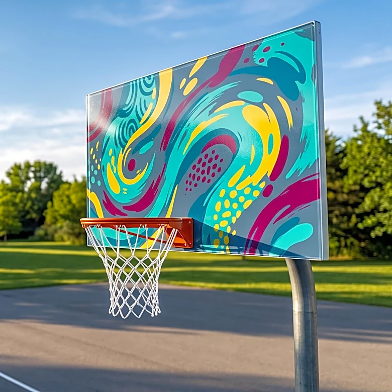Sioux Falls Parks Install Art-Adorned Basketball Backboards in Community Collaboration