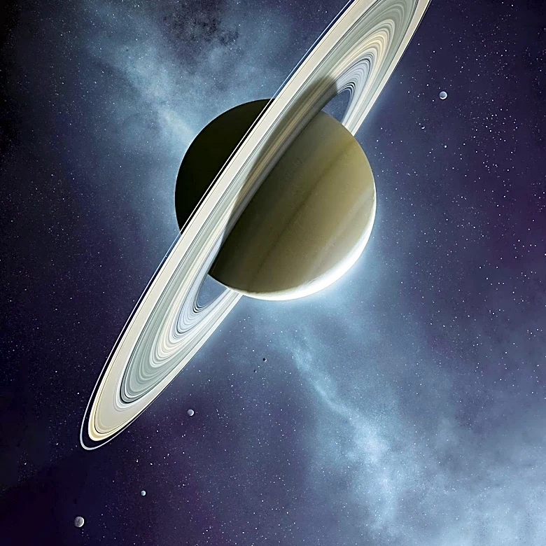Scientists Discover Enormous 10-Sided Wave Pattern Over Saturn's South Pole
