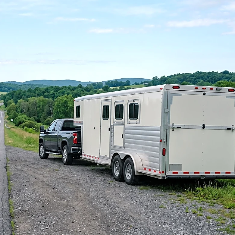New York State Police Intercept Horses Destined for Slaughter in Canada, Driver Charged