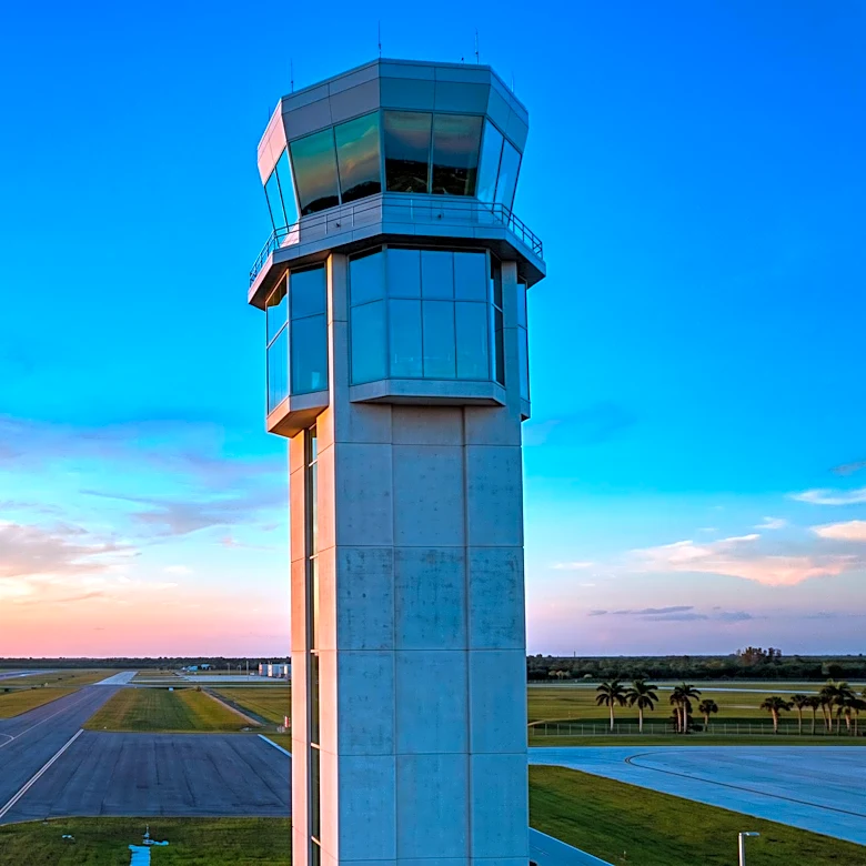 Southwest Florida International Airport Demolishes Old Air Traffic Control Tower Amidst Major Expansion