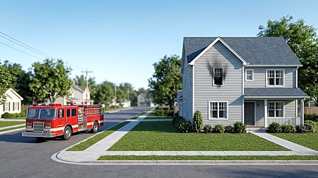 Durham Fire Department Responds to House Fire on Spring Street