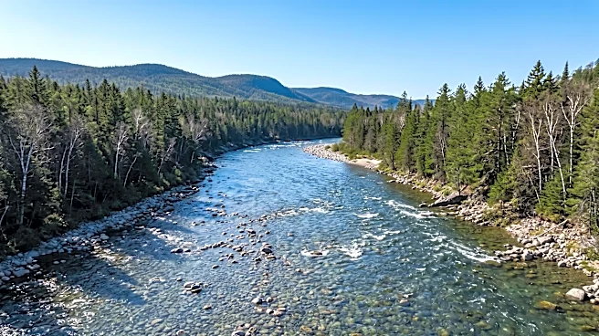 Four Major Maine Rivers Flow North Due to Geological Slopes