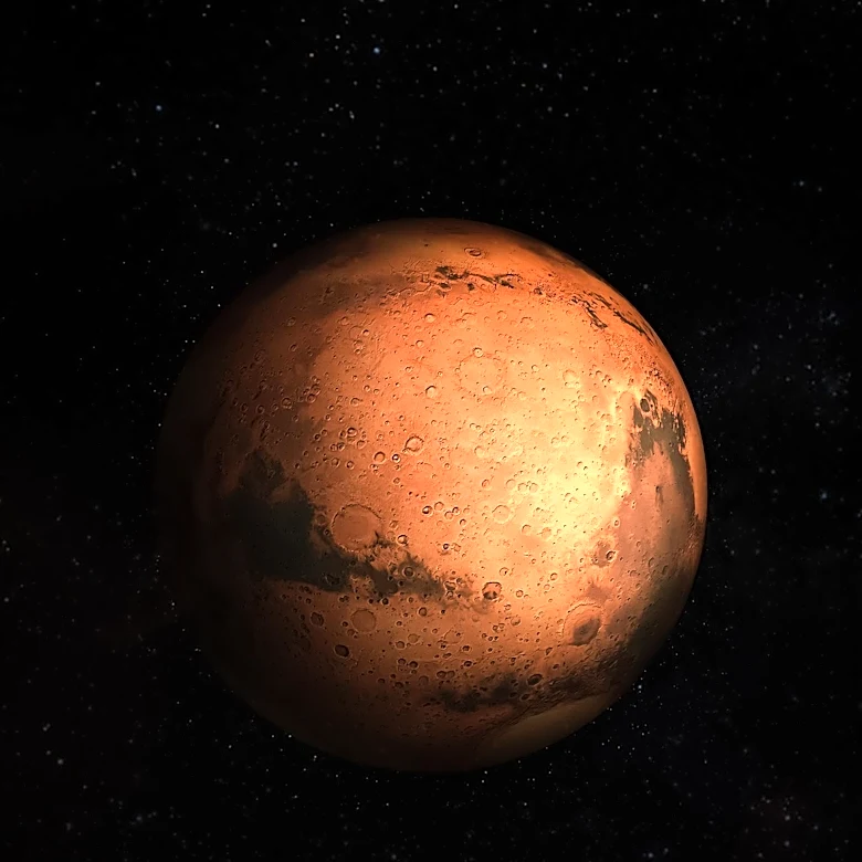 Mars's Surface Area Nearly Matches Earth's Landmass Despite Smaller Size