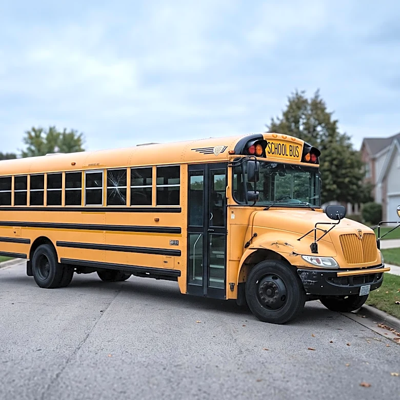 Cabot Man Arrested After Stealing School Bus and Crashing It in Jacksonville