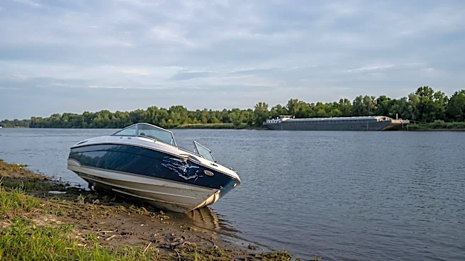 Ski Boat Collides with Parked Barge on Mississippi River, Injuring Four