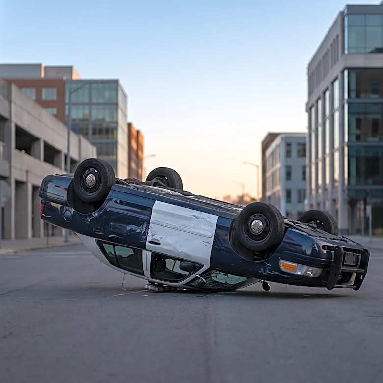 Aurora Police Officers Injured in Patrol Car Crash, Suspect Faces DUI and Other Charges
