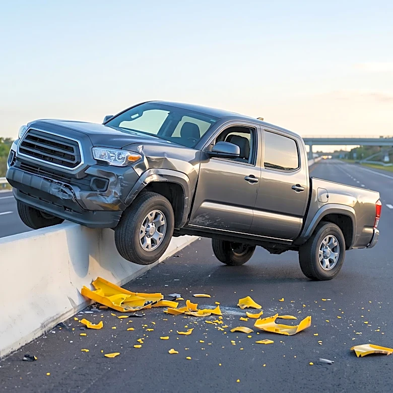 Florida Driver Crashes on Polk Parkway While Applying Deodorant, FHP Reports