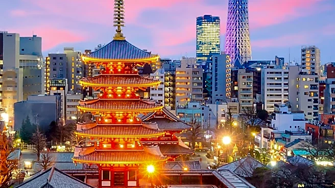 Tokyo Blends Ultramodern Architecture with Traditional Temples and Extensive Rail Network
