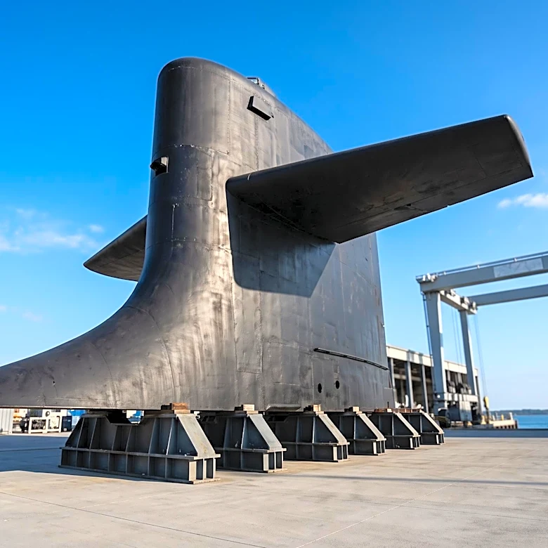 Pieces of USS Jacksonville Arrive for Historic Display in City