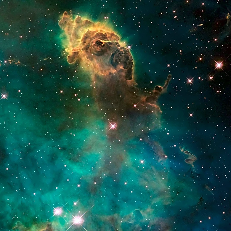 James Webb Space Telescope Reveals Star-Forming Pillar in Carina Nebula
