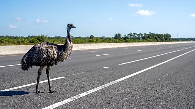 Emu Causes Traffic Disruption on Florida Toll Road, Rescued by Highway Patrol