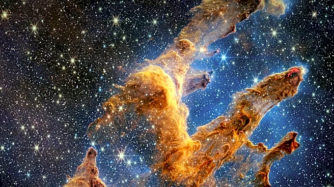 Hubble Telescope Reveals Star Formation in 'Pillars of Creation' Through Infrared Imaging