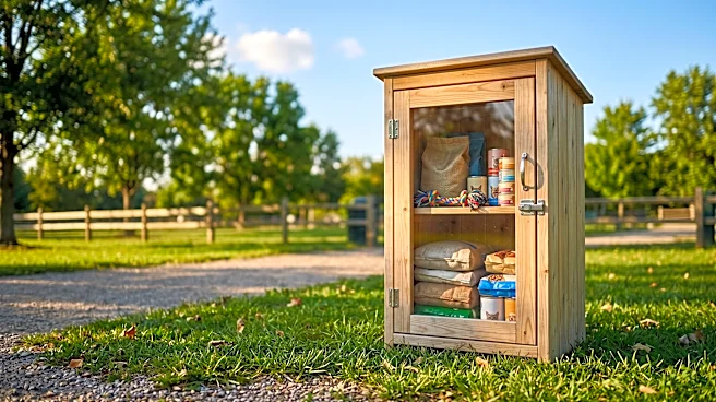 Portage Girl Scouts Establish Pet Pantry at Woodland Park Dog Park