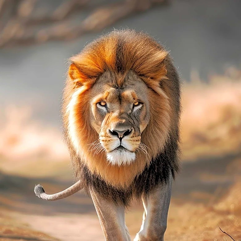 Male Lions Patrol Extensive Territories Daily, Covering Significant Distances