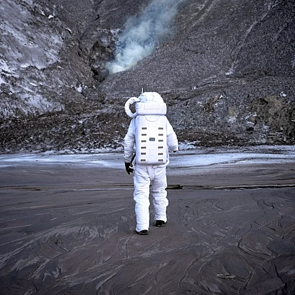Astronauts Mistake Sahara Volcano's Salt Deposit for Snow
