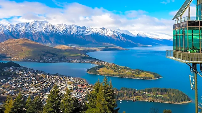 Queenstown, New Zealand, Offers Alpine Scenery and Adventure Tourism