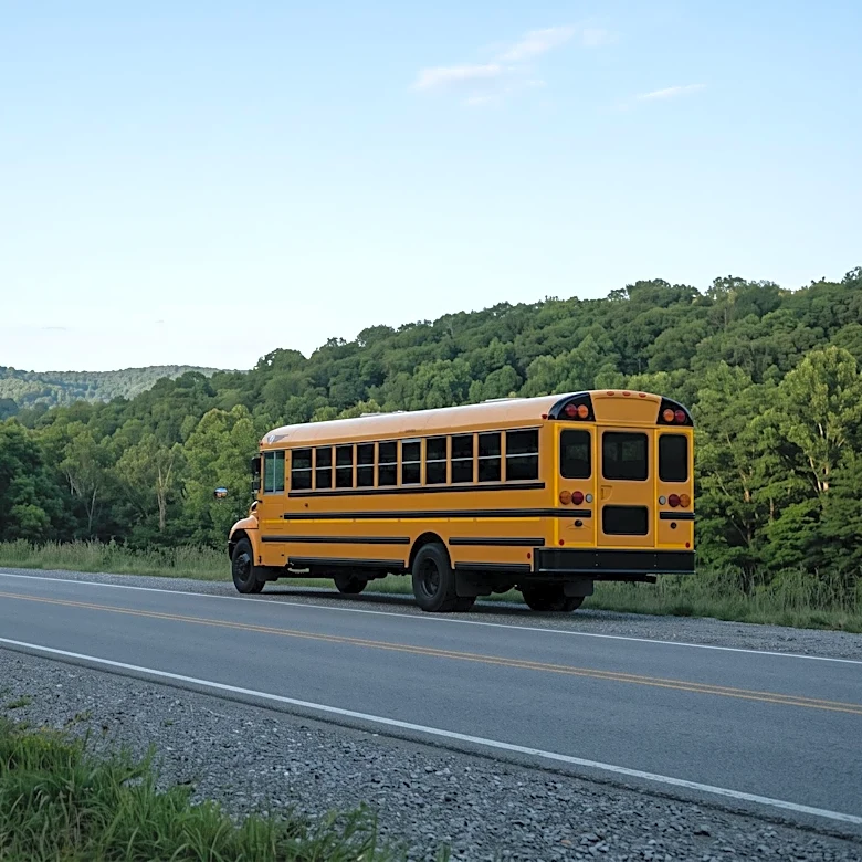 Young Child Hospitalized After Three-Vehicle Crash Involving School Bus in Harrison County, WV