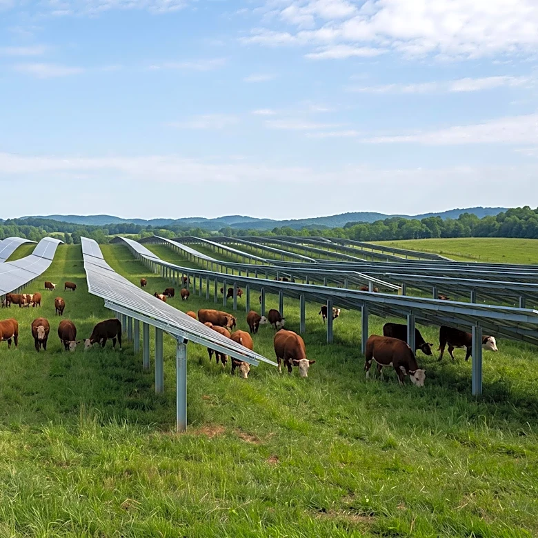 Tennessee Solar Farm Integrates Cattle Grazing with 'Grazing Mode' Technology