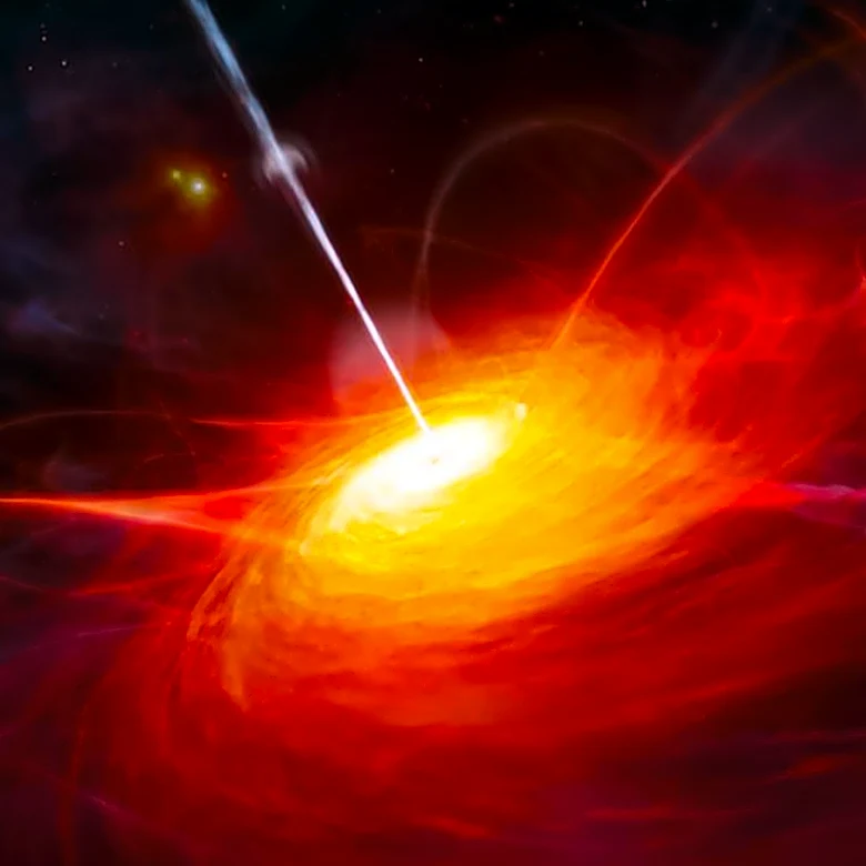 Astronomers Detect Hidden Glow Along Black Hole Jets, Revealing Impact on Star Formation