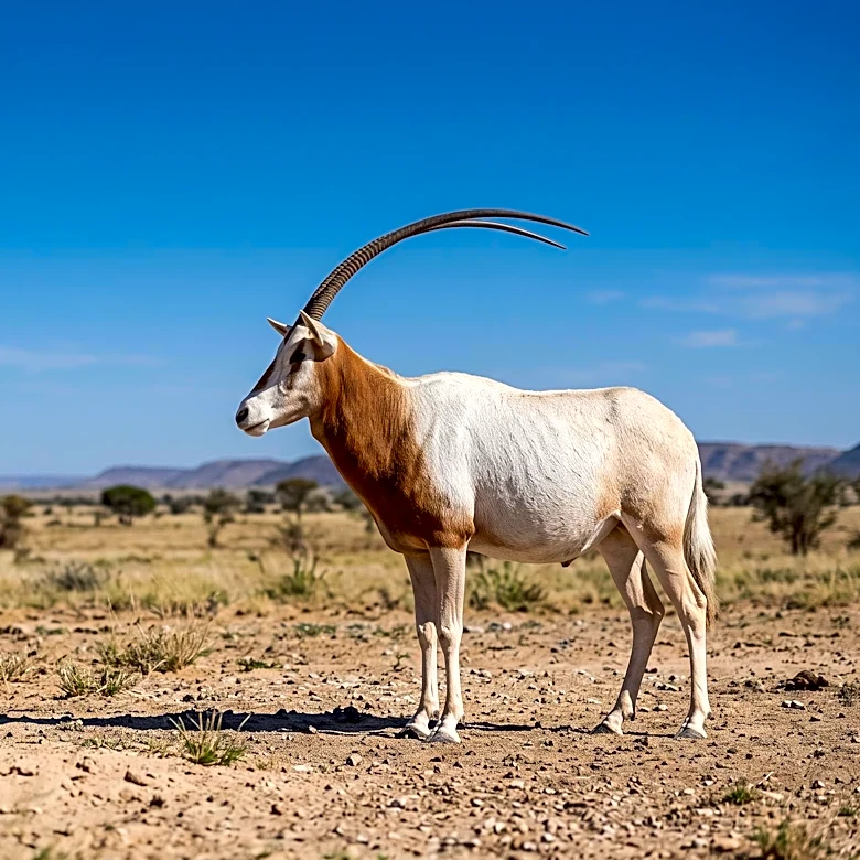 Scimitar-Horned Oryx Population Recovers in Chad, Reclassified to Endangered