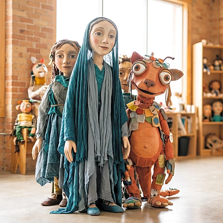 Boston's Puppet Free Library Offers 300 Life-Sized Puppets for Community Engagement and Protests